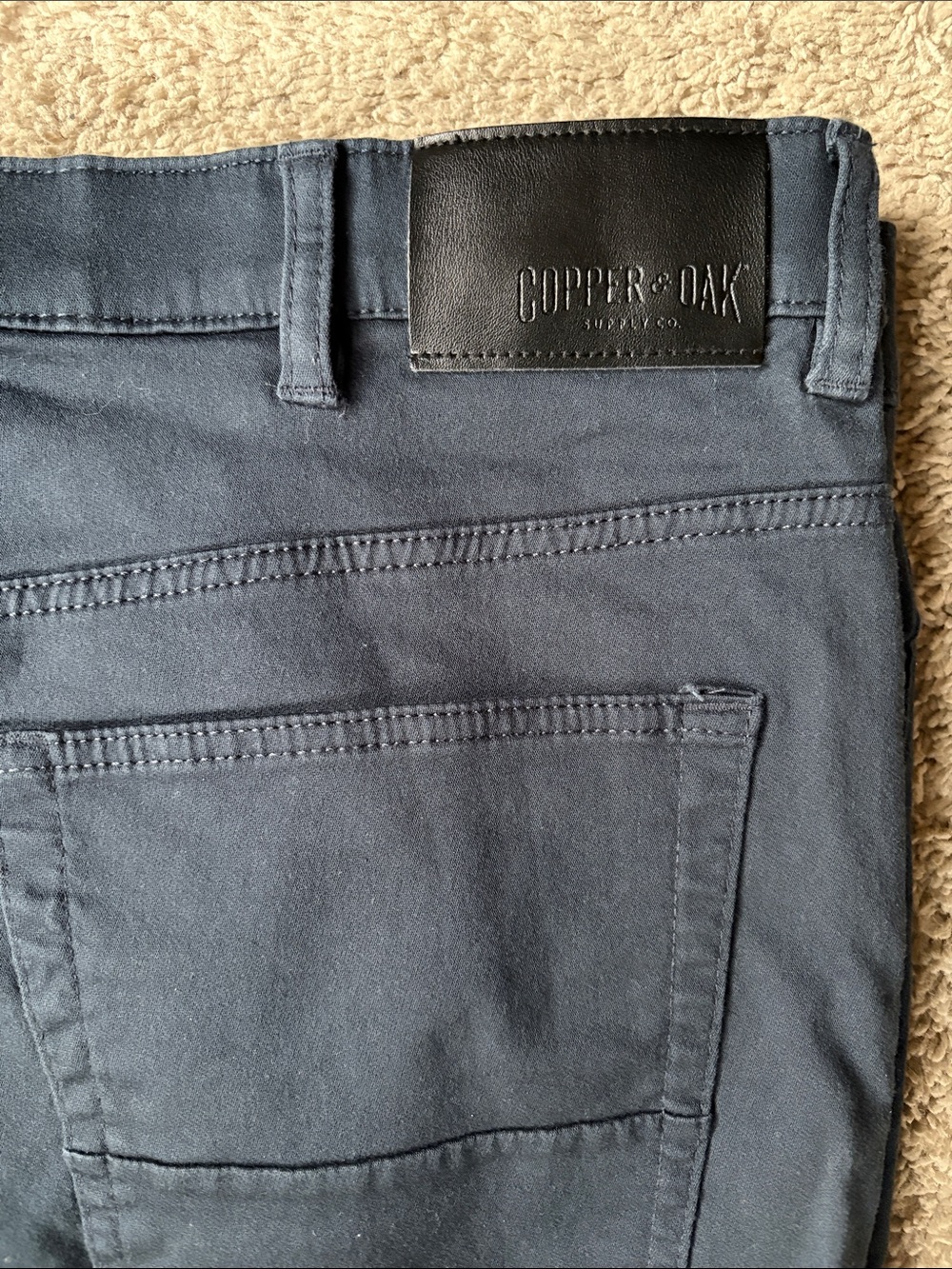 NWOT Copper & Oak Men's Stretch Jeans - Classic Straight Fit
